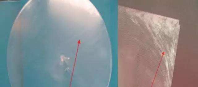 透明PVC片材上的超细鱼眼