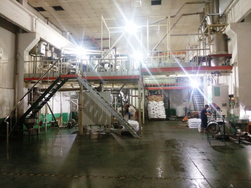 PVC粒料生产车间